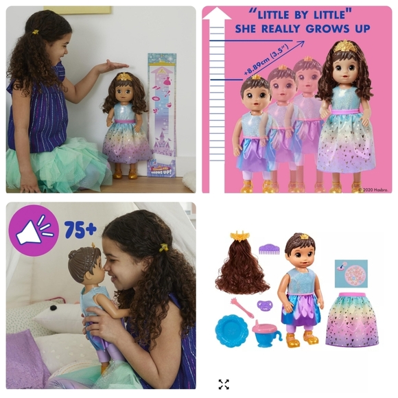 Princess Ellie Grows Up Doll - Blue and Purple - Picture 9 of 15
